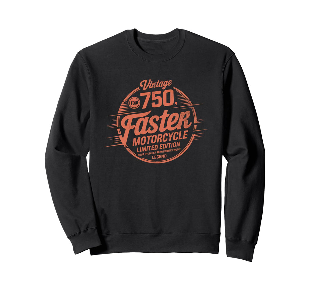 Faster Motorcycle Racer Sweatshirt - Trendy Graphic Men Women - T-Shirt, Sweatshirt, Hoodie