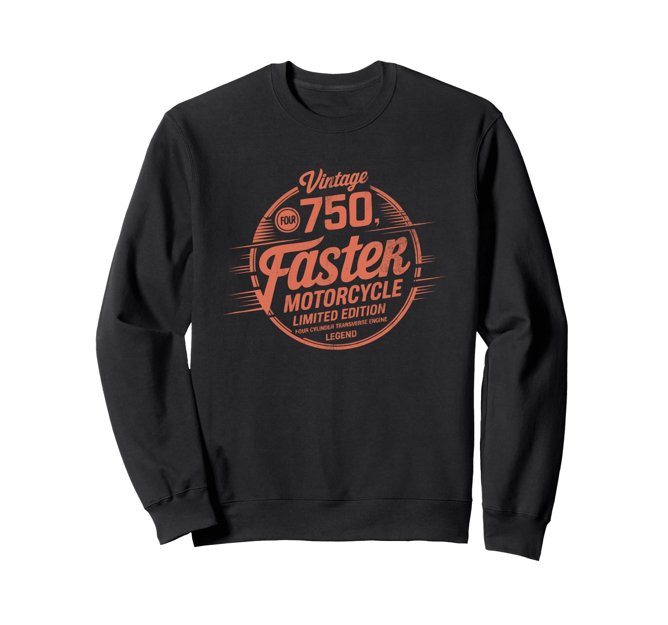 Faster Motorcycle Racer Sweatshirt - Trendy Graphic Men Women - T-Shirt, Sweatshirt, Hoodie