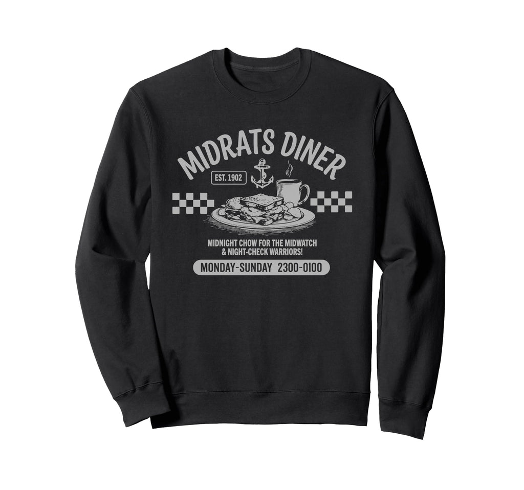 Midrats Diner Funny Sailor Sweatshirt - Trendy Graphic Unisex - T-Shirt, Sweatshirt, Hoodie