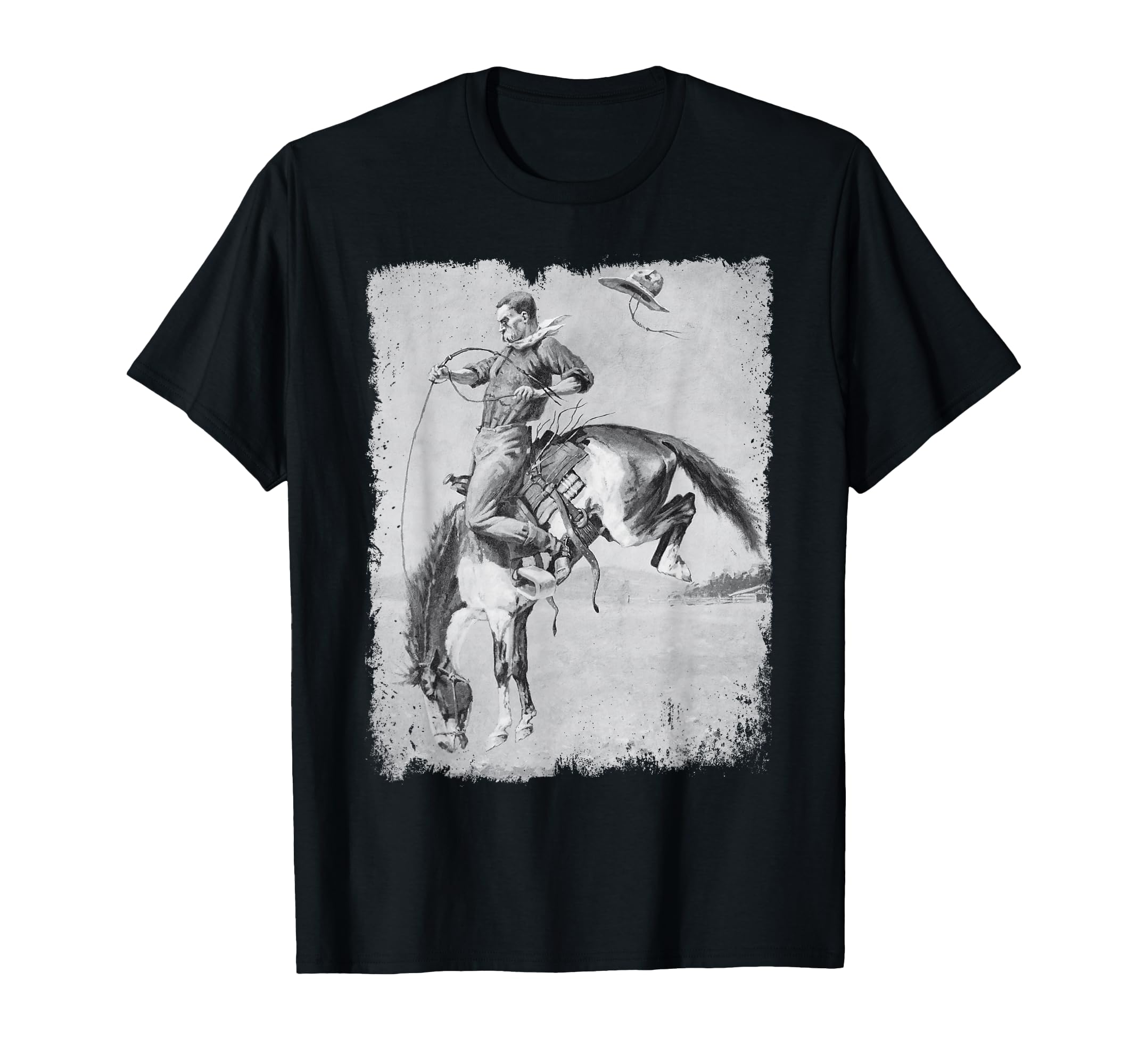 Cowboy Rodeo Horse Western Country T-Shirt - Novelty Apparel for Adults - T-Shirt, Sweatshirt, Hoodie