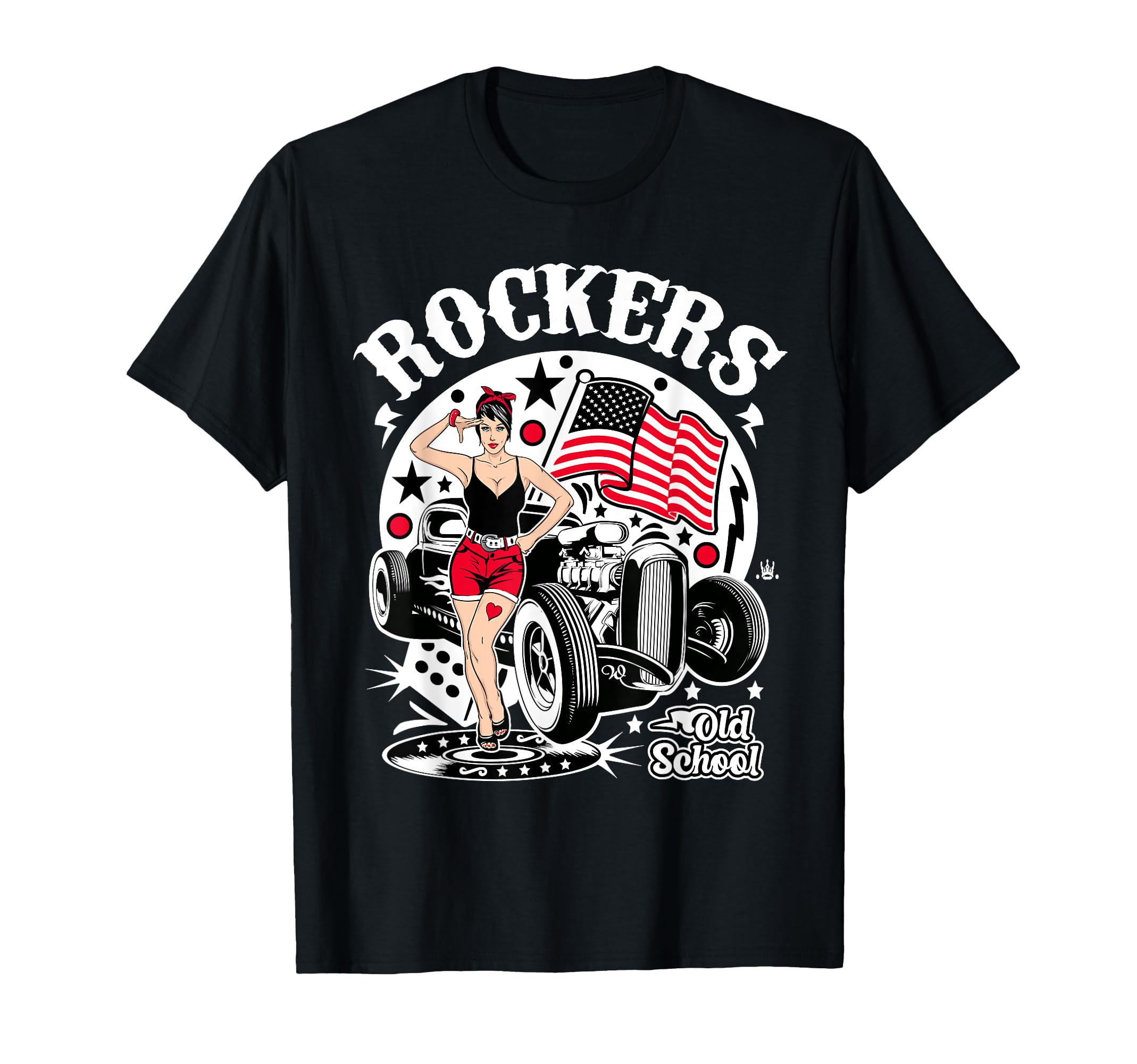 Rockabilly Pin Up Greaser 50S Sock T-Shirt - Casual Everyday Wear Unisex - T-Shirt, Sweatshirt, Hoodie