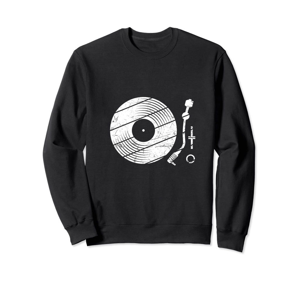 Vinly Record Player Record 80S 90S Sweatshirt - Trendy Graphic Men Women - T-Shirt, Sweatshirt, Hoodie