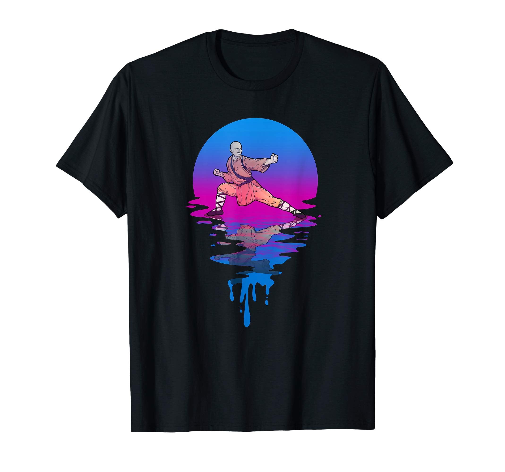 Sunset Kung Fu T-Shirt - Trendy Graphic Unisex - T-Shirt, Sweatshirt, Hoodie
