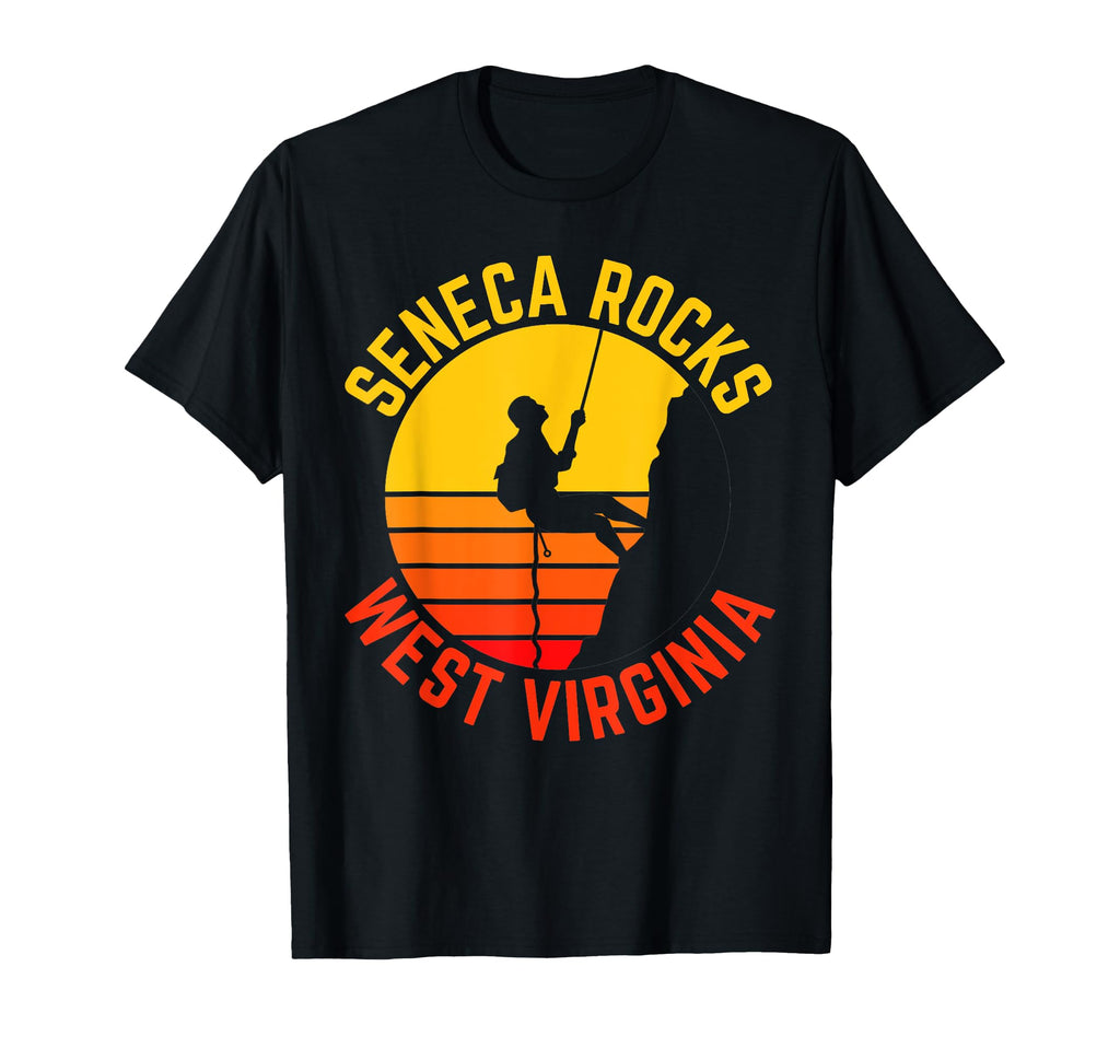 Seneca Rocks West Virginia Rock Climbing T-Shirt - Graphic Print Men Women - T-Shirt, Sweatshirt, Hoodie