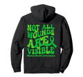 Mental Health Not All Wounds Visible Hoodie - Casual Everyday Wear Unisex - T-Shirt, Sweatshirt, Hoodie