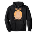 Relax And Let It Go Cat Yoga Hoodie - Aesthetic Graphic Men Women - T-Shirt, Sweatshirt, Hoodie