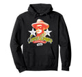 Lone Ranger Western Hero Portrait Hoodie - Minimalist Print for Adults - T-Shirt, Sweatshirt, Hoodie