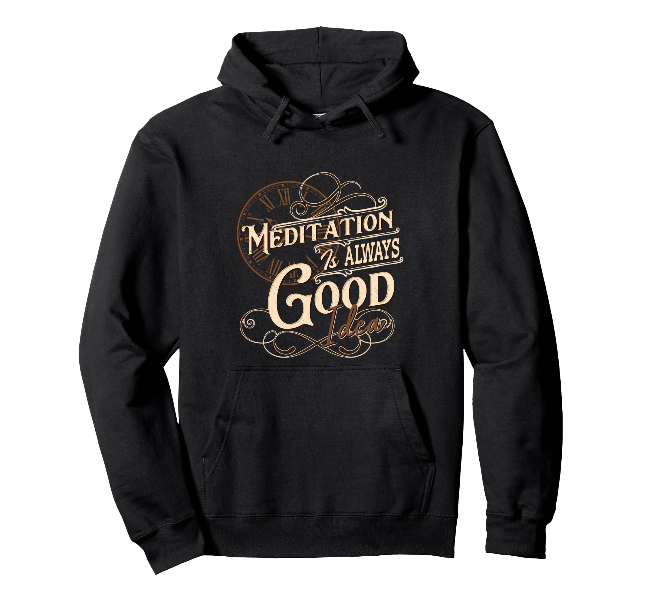 Meditation Is Always Good Mindfulness Hoodie - Minimalist Print Unisex - T-Shirt, Sweatshirt, Hoodie