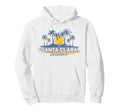 Santa Clara California Palm Trees Hoodie - Aesthetic Graphic Men Women - T-Shirt, Sweatshirt, Hoodie