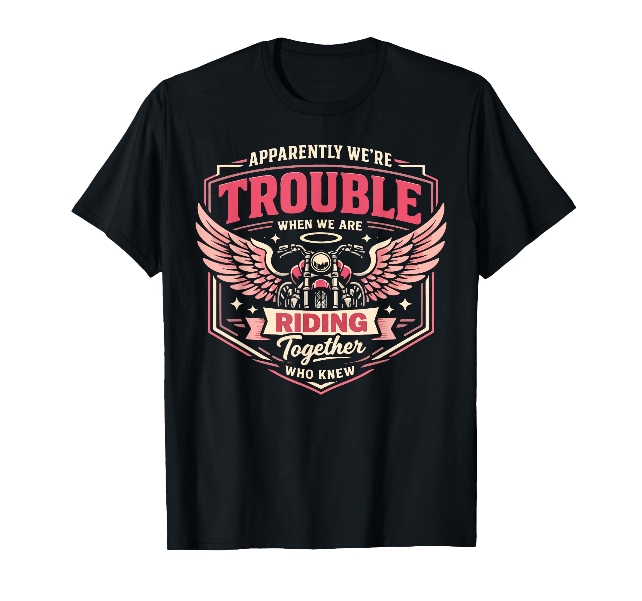 Motorcycle Biker Friends Besties T-Shirt - Unique Graphic for Adults - T-Shirt, Sweatshirt, Hoodie