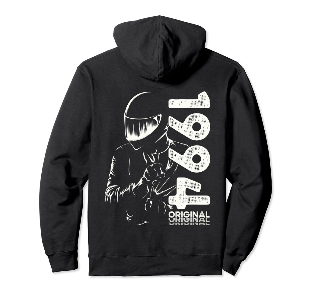 30Th Birthday Motorcycle Motorcyclist Hoodie - Novelty Apparel for Adults - T-Shirt, Sweatshirt, Hoodie