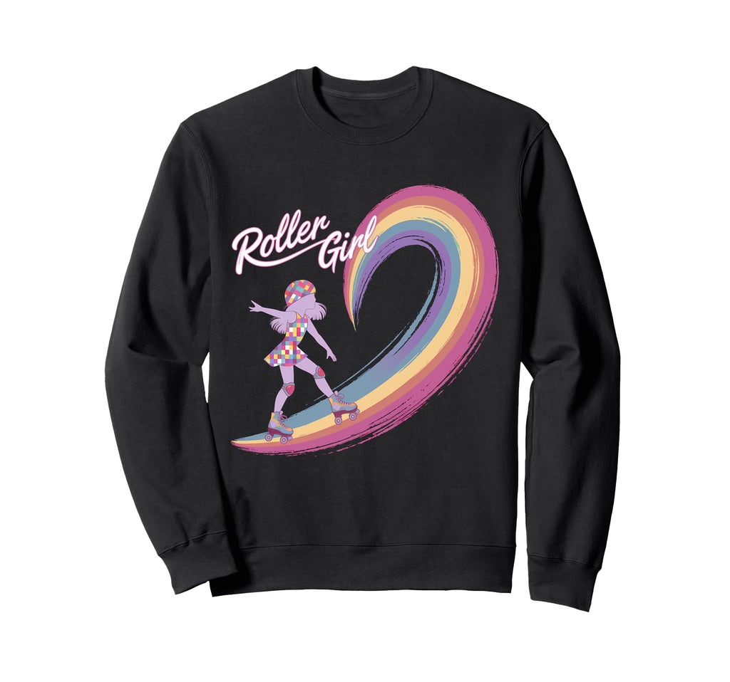 Roller Skater Roller Skating 70S Sweatshirt - Novelty Apparel for Adults - T-Shirt, Sweatshirt, Hoodie