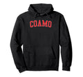 Coamo Pr Distressed Red Varsity Hoodie - Fun Novelty Design for Adults - T-Shirt, Sweatshirt, Hoodie