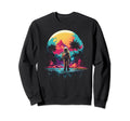 Synthwave Astronaut Cyberpunk 80S Sweatshirt - Streetwear Style for Adults - T-Shirt, Sweatshirt, Hoodie