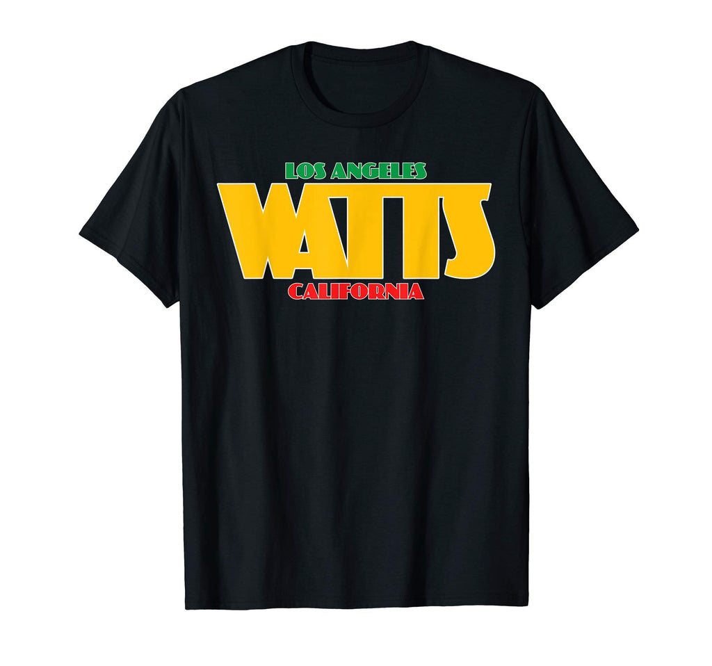 Los Angeles Watts California Usa T-Shirt - Minimalist Print Men Women - T-Shirt, Sweatshirt, Hoodie