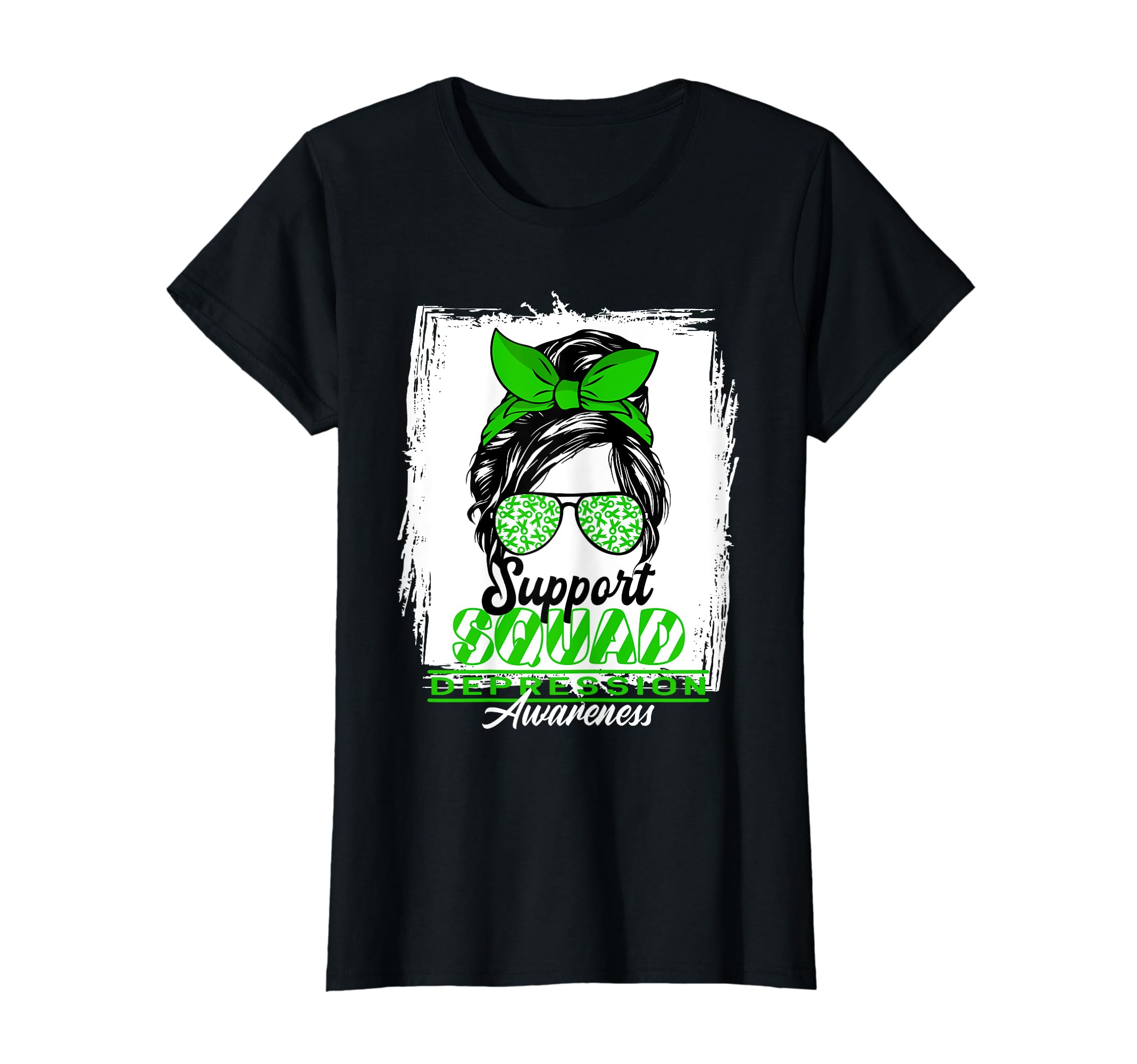 Womens Messy Bun Support T-Shirt - Casual Everyday Wear for Adults - T-Shirt, Sweatshirt, Hoodie