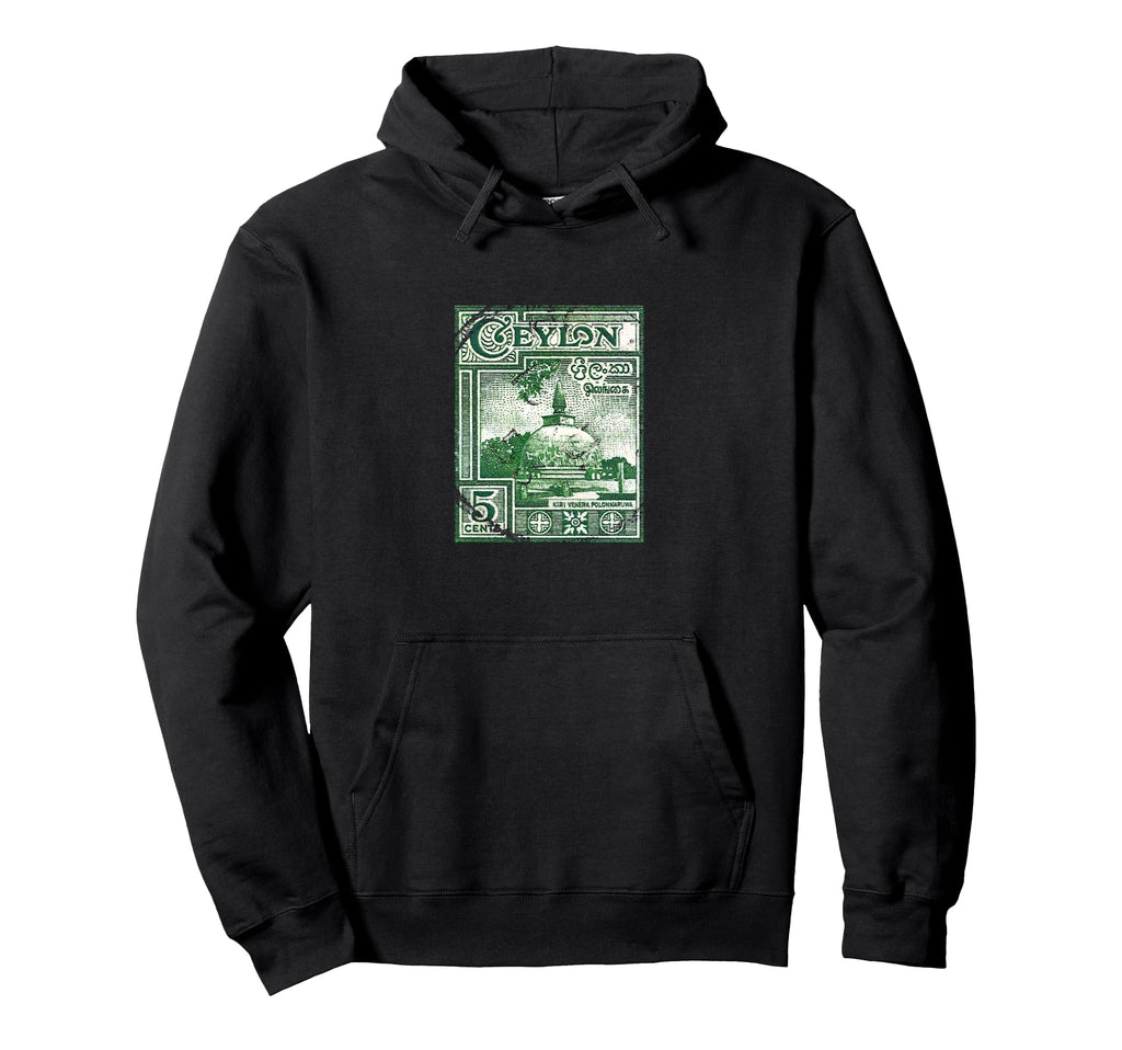 Ceylon Stamp Hoodie - Novelty Apparel Unisex - T-Shirt, Sweatshirt, Hoodie