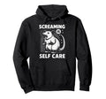 Funny Possum Scream Mental Health Hoodie - Casual Everyday Wear Unisex - T-Shirt, Sweatshirt, Hoodie