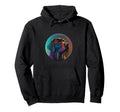Retrowave Nights Chocolate Lab Aesthetic Hoodie - Streetwear Style Unisex - T-Shirt, Sweatshirt, Hoodie