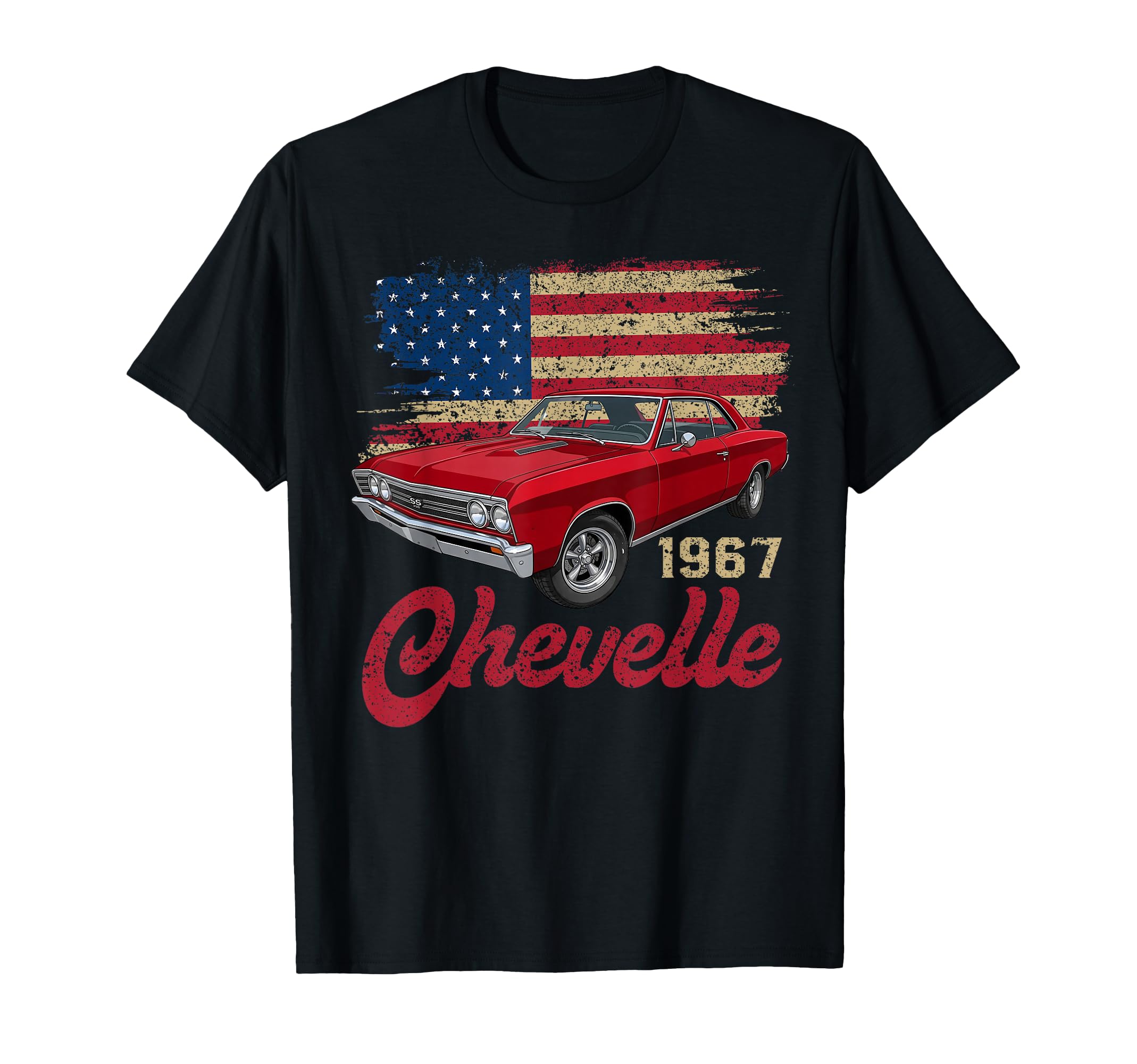 1967 Chevelle 67 American Muscle Car Hot T-Shirt - Unique Graphic Unisex - T-Shirt, Sweatshirt, Hoodie
