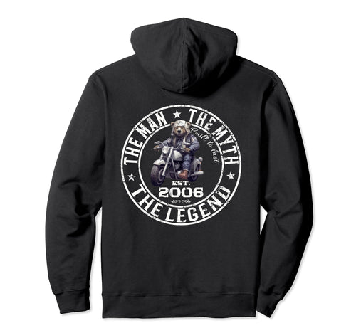 18Th Birthday Motorcycle Motorcyclist Hoodie - Novelty Apparel Men Women - T-Shirt, Sweatshirt, Hoodie