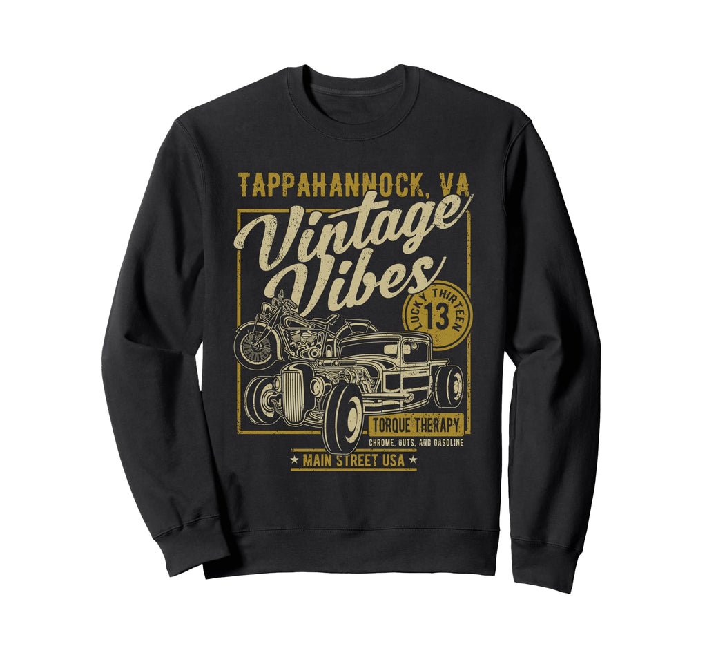 Tappahannock Virginia Usa Hotrod Sweatshirt - Graphic Print Unisex - T-Shirt, Sweatshirt, Hoodie