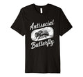 Antisocial Butterfly Housefly Introvert T-Shirt - Graphic Print Men Women - T-Shirt, Sweatshirt, Hoodie