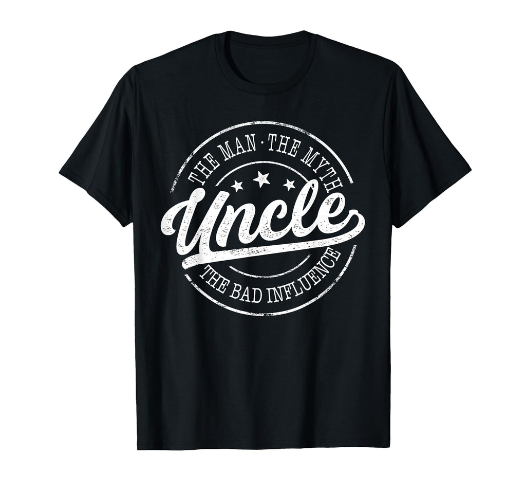 Uncle Myth Bad Influence Emblem T-Shirt - Graphic Print Men Women - T-Shirt, Sweatshirt, Hoodie
