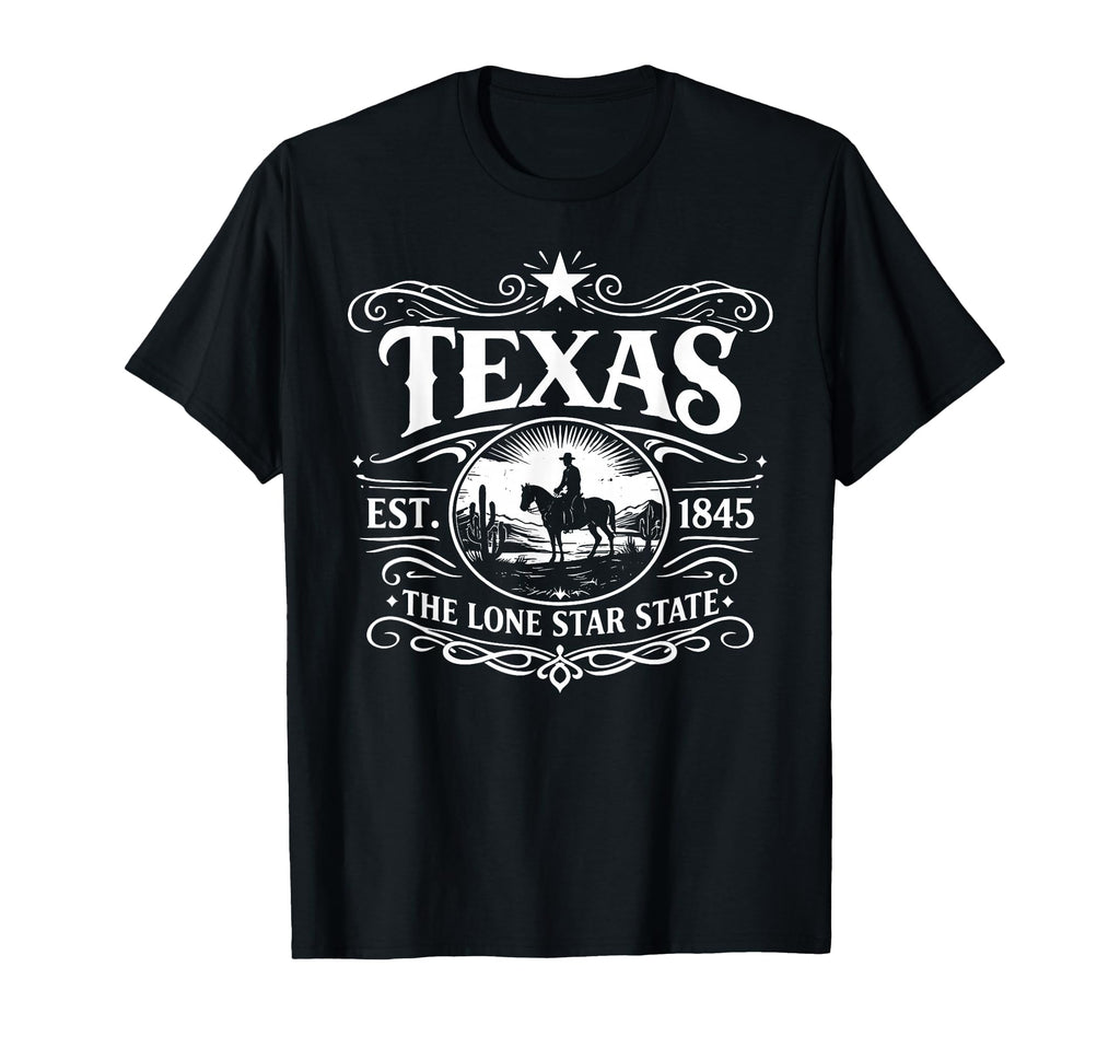 Texas Lone Star State Western Cowboy T-Shirt - Casual Everyday Wear Unisex - T-Shirt, Sweatshirt, Hoodie