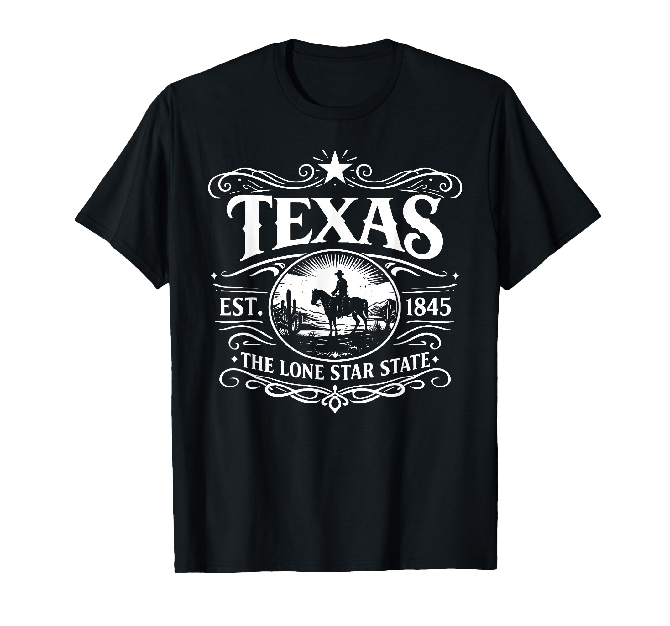 Texas Lone Star State Western Cowboy T-Shirt - Casual Everyday Wear Unisex - T-Shirt, Sweatshirt, Hoodie