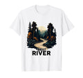 West River Minimalist River West T-Shirt - Custom Art Print for Adults - T-Shirt, Sweatshirt, Hoodie