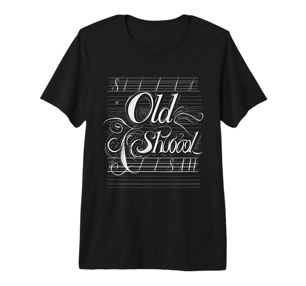 Old School Stylish Typography Tri Blend T-Shirt - Novelty Apparel Unisex - T-Shirt, Sweatshirt, Hoodie