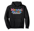 Mental Health Counselor Boho Groovy Hoodie - Custom Art Print for Adults - T-Shirt, Sweatshirt, Hoodie