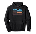 Sunset American Flag Marting West Virginia Hoodie - Novelty Apparel Unisex - T-Shirt, Sweatshirt, Hoodie
