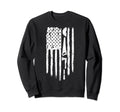 Carpenter Us American Flag Distressed Sweatshirt - Streetwear Style Unisex - T-Shirt, Sweatshirt, Hoodie