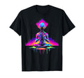 Synthwave Alien Buddha Cyberpunk 80S T-Shirt - Fun Novelty Design Unisex - T-Shirt, Sweatshirt, Hoodie