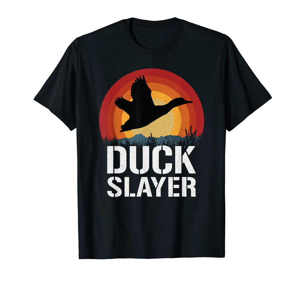 Sunset Duck Hunter Duck Hunting T-Shirt - Graphic Print Men Women - T-Shirt, Sweatshirt, Hoodie