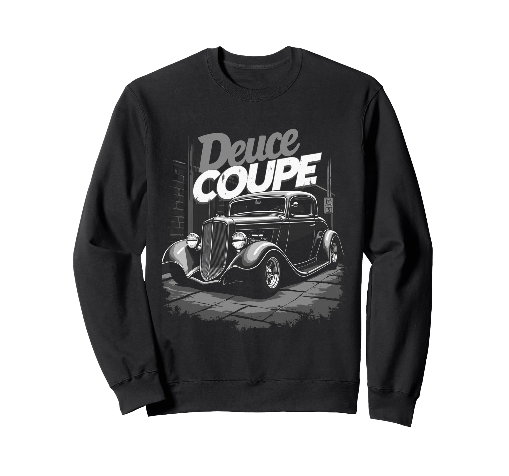 1932 Hot Rod Car Deuce Coupe 3 Sweatshirt - Custom Art Print Men Women - T-Shirt, Sweatshirt, Hoodie