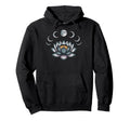 Lotus Flower Moon Phases Zen Yoga Lover Hoodie - Streetwear Style Unisex - T-Shirt, Sweatshirt, Hoodie