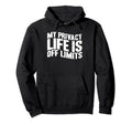 Antisocial My Private Life Is Off Hoodie - Fun Novelty Design for Adults - T-Shirt, Sweatshirt, Hoodie