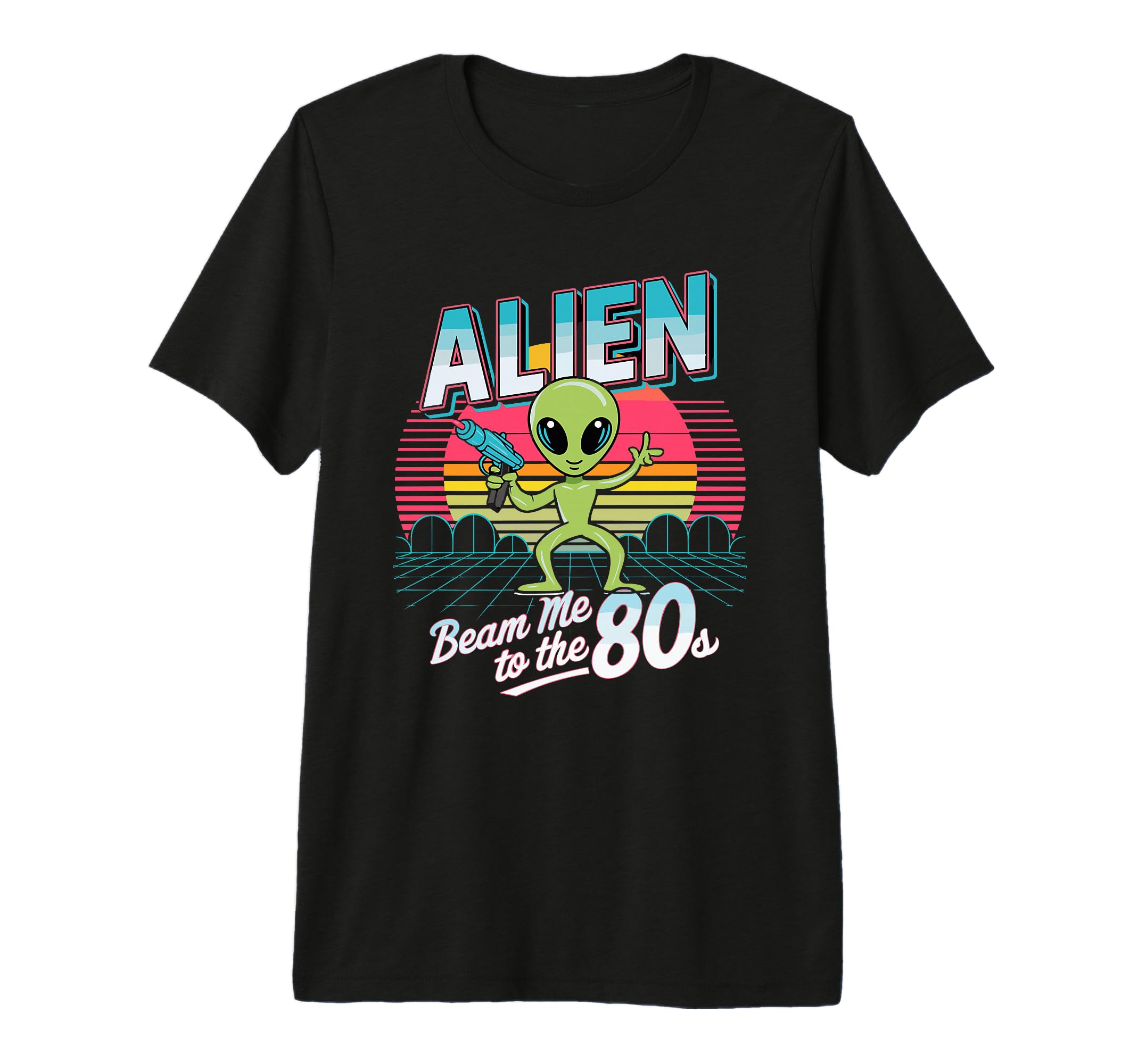 Alien To 80S Eighties Tri Blend T-Shirt - Graphic Print Unisex - T-Shirt, Sweatshirt, Hoodie