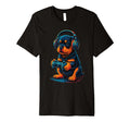 Rottweiler Gamer Gaming Dog Lover T-Shirt - Fun Novelty Design Unisex - T-Shirt, Sweatshirt, Hoodie