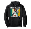 Flat Track Racing Gift Motorcycle Racer Hoodie - Custom Art Print Unisex - T-Shirt, Sweatshirt, Hoodie