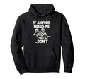 Funny Introvert Skeleton Anti Social Hoodie - Graphic Print Men Women - T-Shirt, Sweatshirt, Hoodie