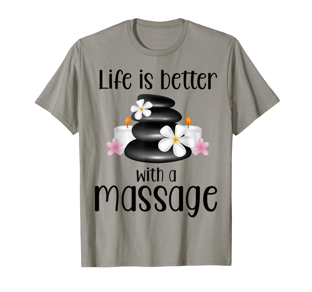 Life Is Better Massage Therapy T-Shirt - Streetwear Style for Adults - T-Shirt, Sweatshirt, Hoodie