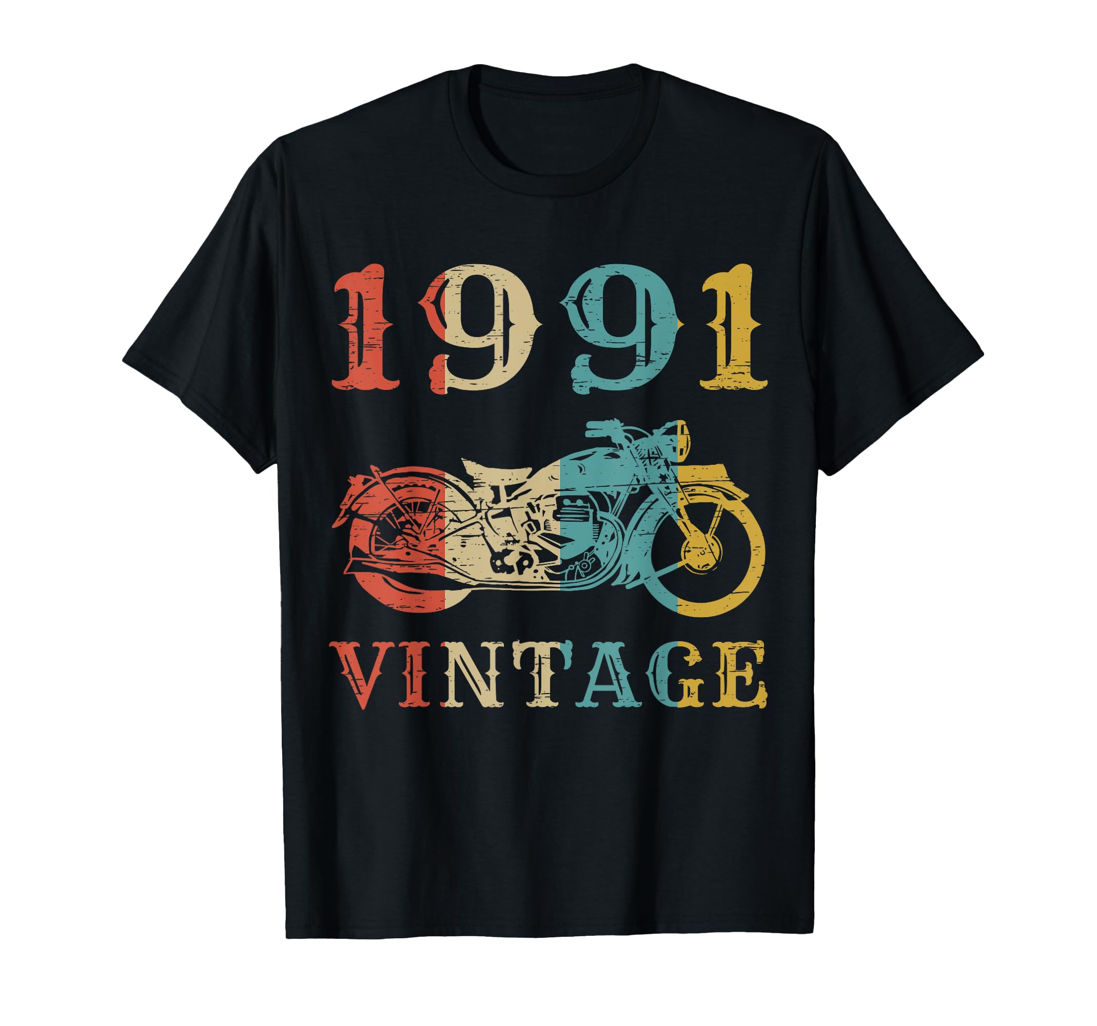 31 Birthday Motorcycle Motorcycle 1991 T-Shirt - Fun Novelty Design Unisex - T-Shirt, Sweatshirt, Hoodie