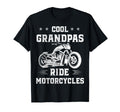Grandpas Ride Motorcycles Biker T-Shirt - Trendy Graphic for Adults - T-Shirt, Sweatshirt, Hoodie