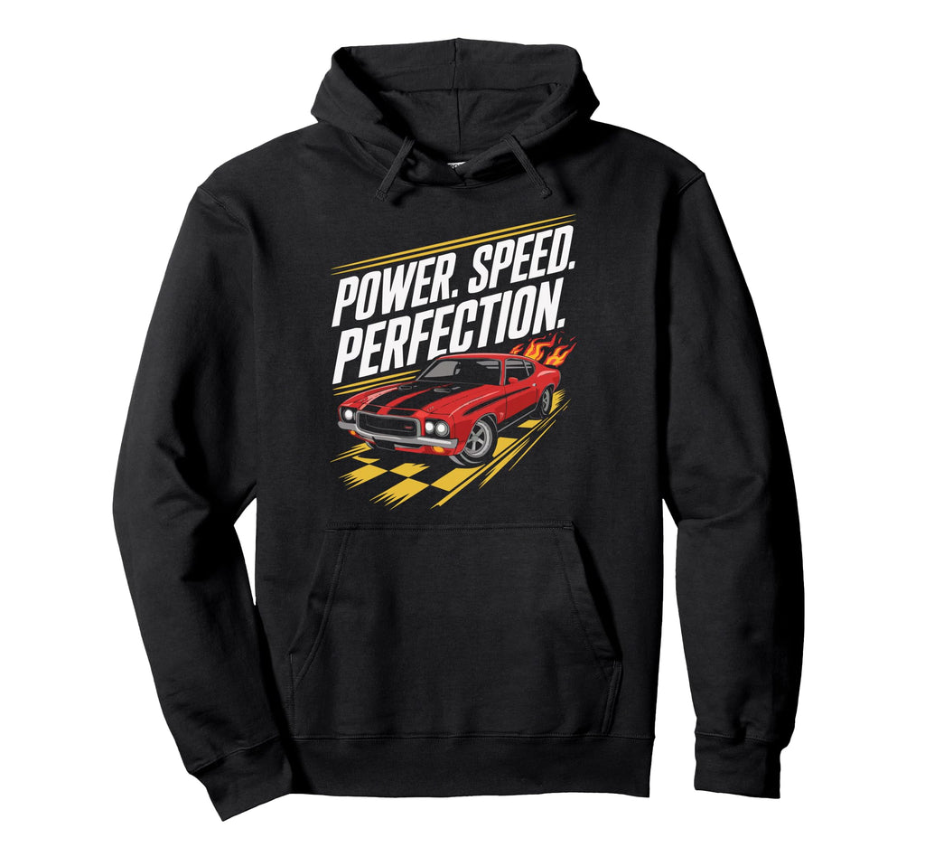 Muscle Car Lover Carguy Car Collector Hoodie - Trendy Graphic Men Women - T-Shirt, Sweatshirt, Hoodie