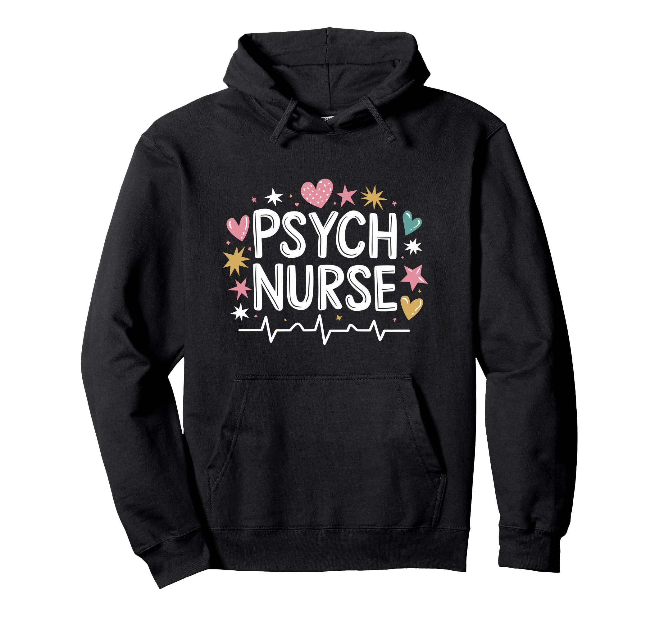 Psychiatric Nurse Pmhnp Psych Nurse Hoodie - Custom Art Print for Adults - T-Shirt, Sweatshirt, Hoodie