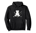 Meditation Cat Yoga Pose Relaxing Hoodie - Streetwear Style for Adults - T-Shirt, Sweatshirt, Hoodie